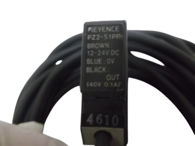 KEYENCE PZ2-51PR  PHOTOELECTRIC RECEIVER 12-24VDC (AS PICTURED)  UNMP