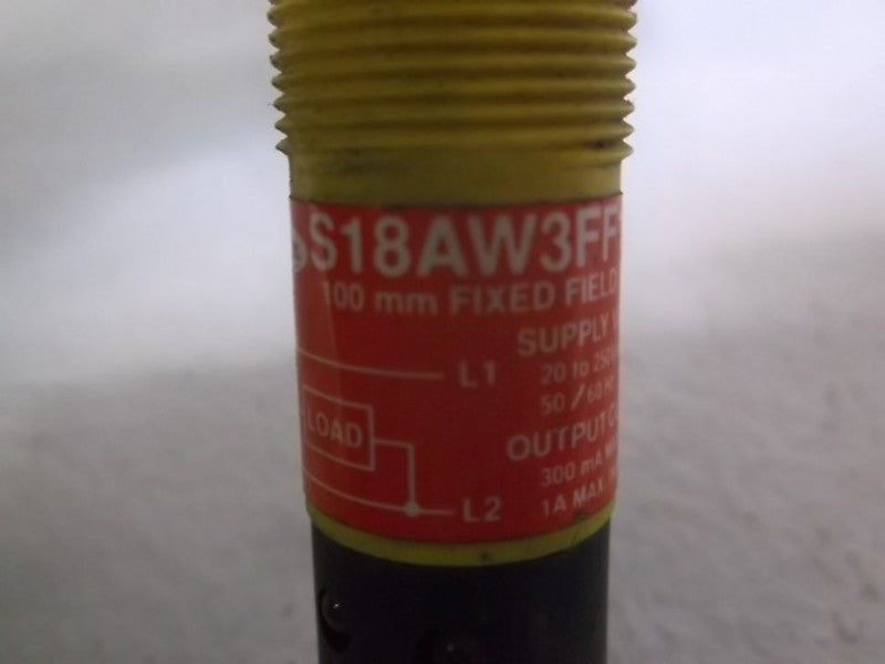 BANNER ENGINEERING S18AW3FF100Q PHOTOELECTRIC EZ-BEAM CONNECTOR  UNMP