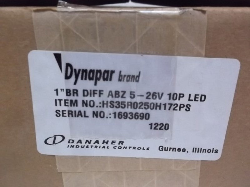 DYNAPAR HS35R0250H172PS 1" BR DIFF  NSMP