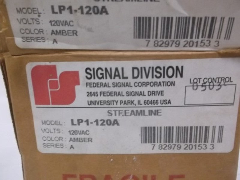 INDUSTRIAL SPARE PART LP1-120A STROBE 120V AMBER  NSMP