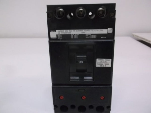 WESTINGHOUSE JA3125 CIRCUIT BREAKER 3POLE 125AMP  NSMP