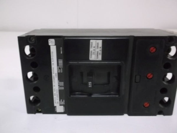 WESTINGHOUSE JA3125 CIRCUIT BREAKER 3POLE 125AMP  NSMP
