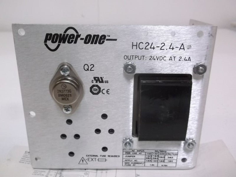 POWER-ONE HC24-2..4-A POWER SUPPLY SINGLE OUTPUT 2.4AMP  NSMP
