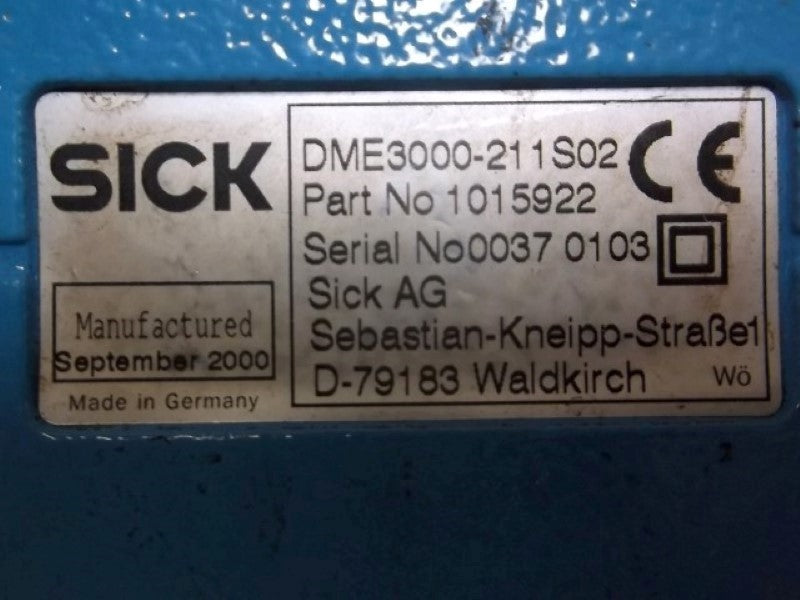 SICK 1015922 PHOTOELECTRIC DISTANCE MEASURING DEVICE  UNMP