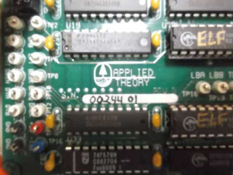 APPLIED THEORY AT-ELF CIRCUIT BOARD  UNMP