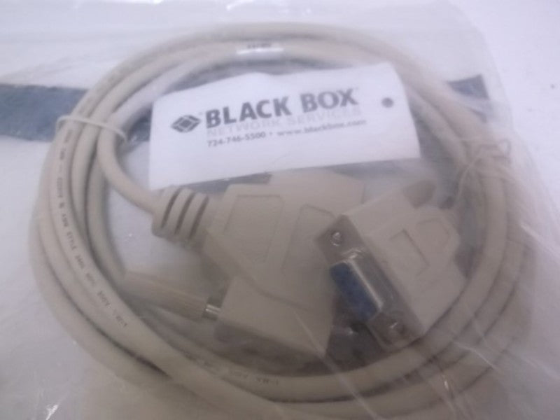 BLACK BOX BC03000-0010-MF AT MODEM SERIAL CABLE  FACTORY BAG