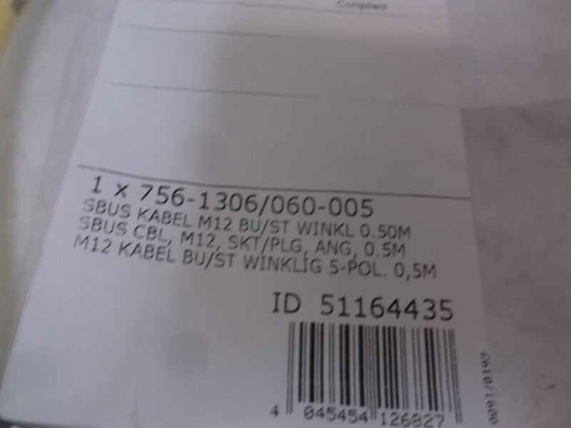 SCHLUSSEL 0756-1306/0060-0005 CABLE CONNECTOR  NSNP IN A BAG