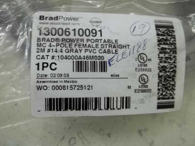 BRAD POWER 1300610091 CABLE  NSMP