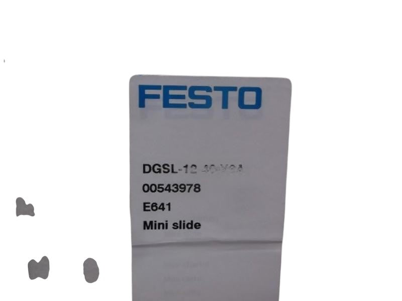 FESTO DGSL-12-40-Y3A MINI SLIDE  NSFS