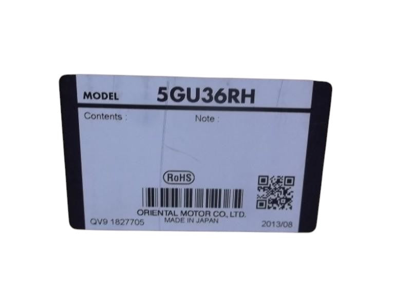 ORIENTAL MOTOR 5GU36RH GEAR-HEAD RIGHT ANGLE HOLLOW SHAFT  NSMP