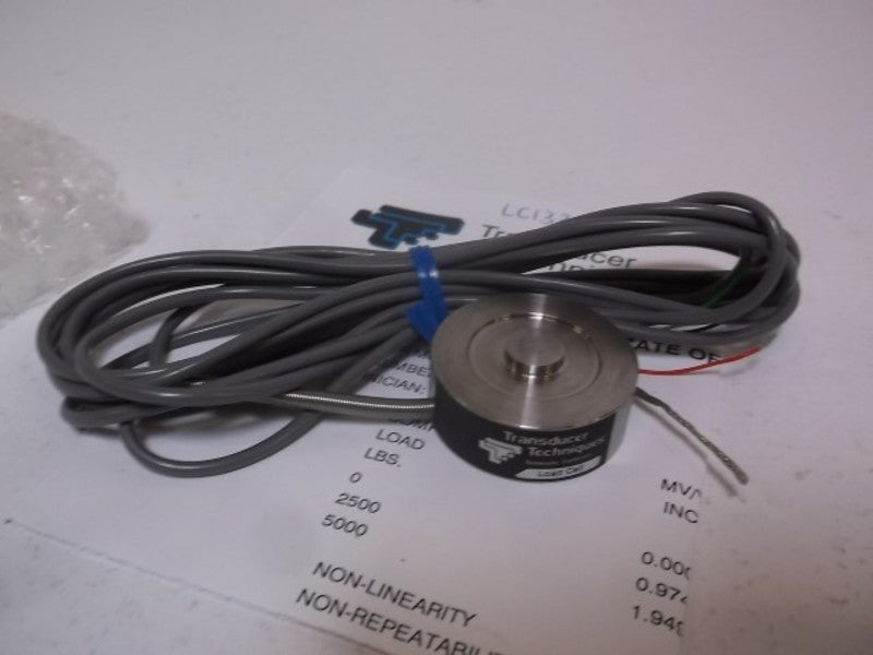 TRANSDUCER TECHNIQUES LB0-5K LOAD CELL 5000 LBS CAPACITY  NSMP
