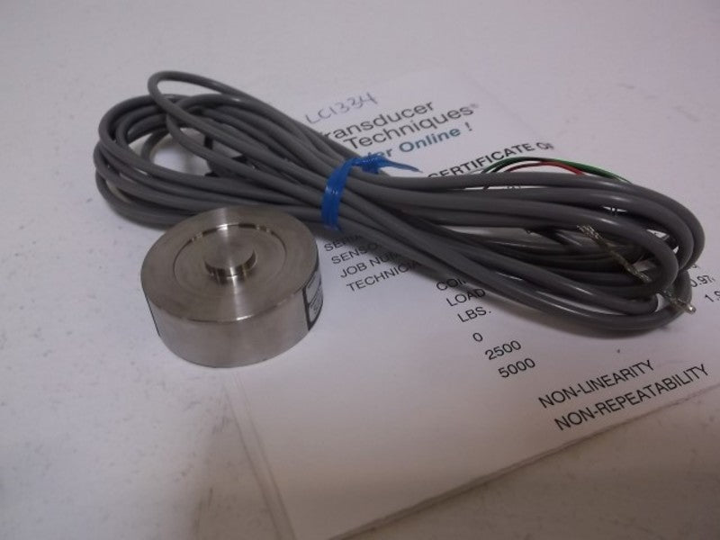 TRANSDUCER TECHNIQUES LB0-5K LOAD CELL 5000 LBS CAPACITY  NSMP