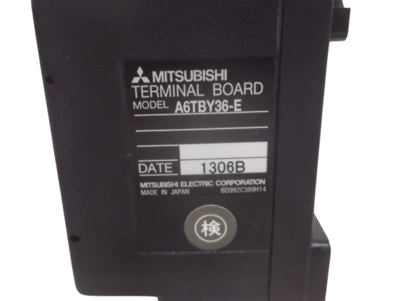 MITSUBISHI A6TBY36-E TERMINAL BLOCK 36PT SOURCE OUT 1 WIRE  UNMP