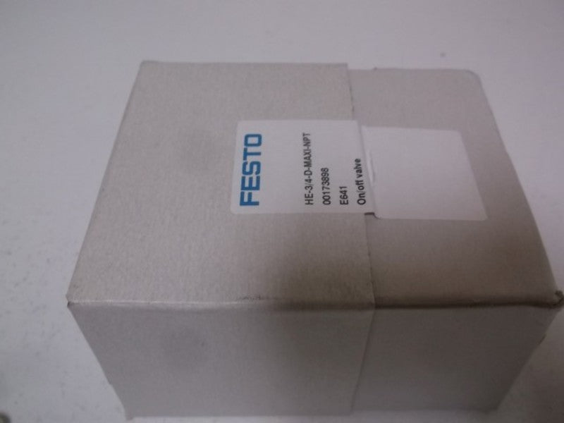 FESTO HE-3/4-D-MAXI-NPT ON/OFF VALVE  NSFS