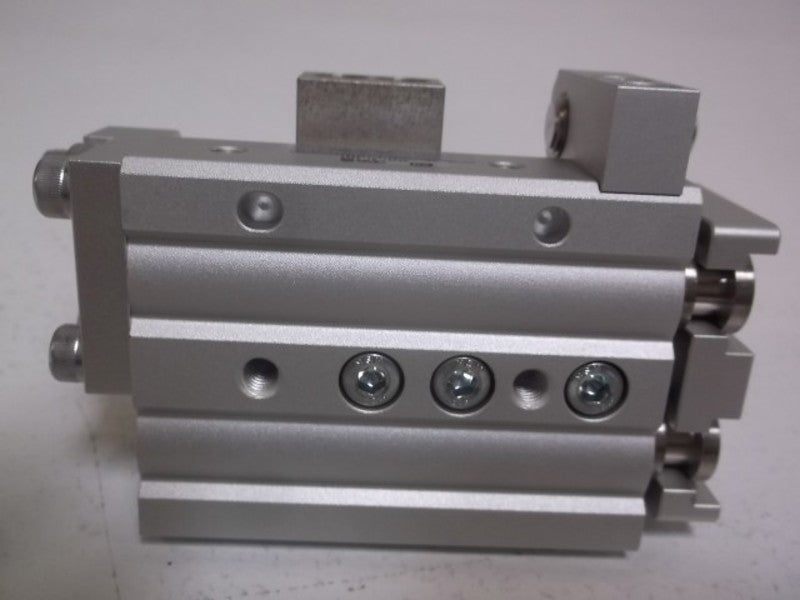 SMC MXQ16-20C CYLINDER SLIDE TABLE STROKE ADJ  NSMP