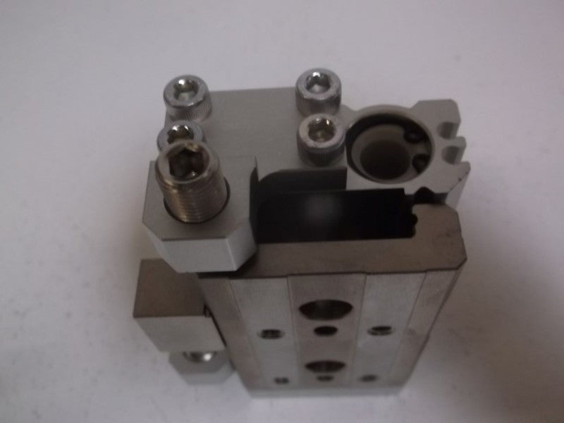 SMC MXQ16-20C CYLINDER SLIDE TABLE STROKE ADJ  NSMP