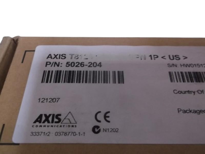 AXIS 5026-204 15W MIDSPAN 1 PORT  NSMP