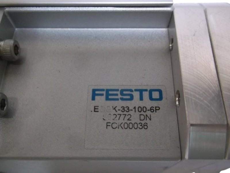 FESTO EGSK-33-100-6P W/HG-KR13 ELECTRIC SLIDE W/SERVO MOTOR  UNMP