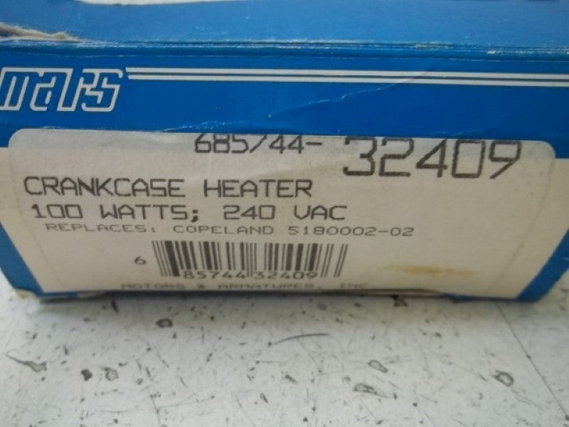 MARS 685744-32409 CRANKCASE HEATER 100WATTS, 240VAC  UNMP
