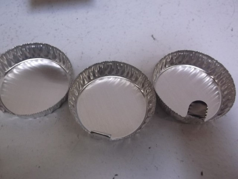 LOT OF 1000 US PLASTICS 80065 57MM ALUMINUM DISH NSMP