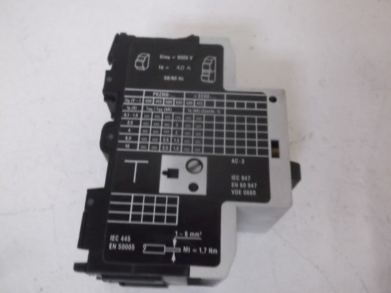 KLOCKNER-MOELLER PKZM04 MOTOR PROTECTOR BASE UNIT  NSMP