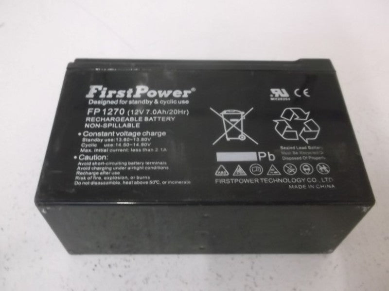 FIRST POWER BT126 RECHARGEABLE SEALED LEAD BATTERY  NSNP