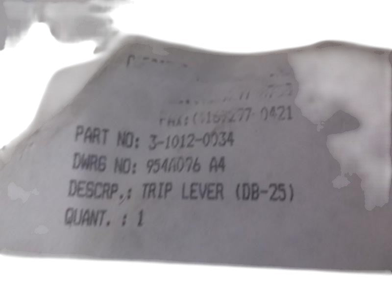 CARRIEERE 3-1012-0034 TRIP LEVER  NSNP