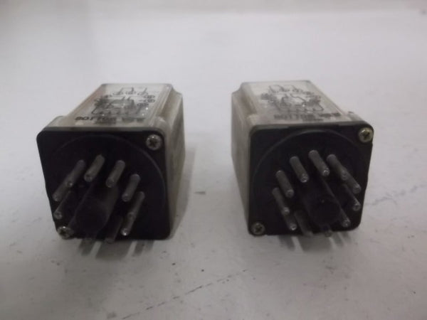 LOT OF 2 OMRON MK3EP-VA-AC120 RELAY 120VAC 10A UNMP