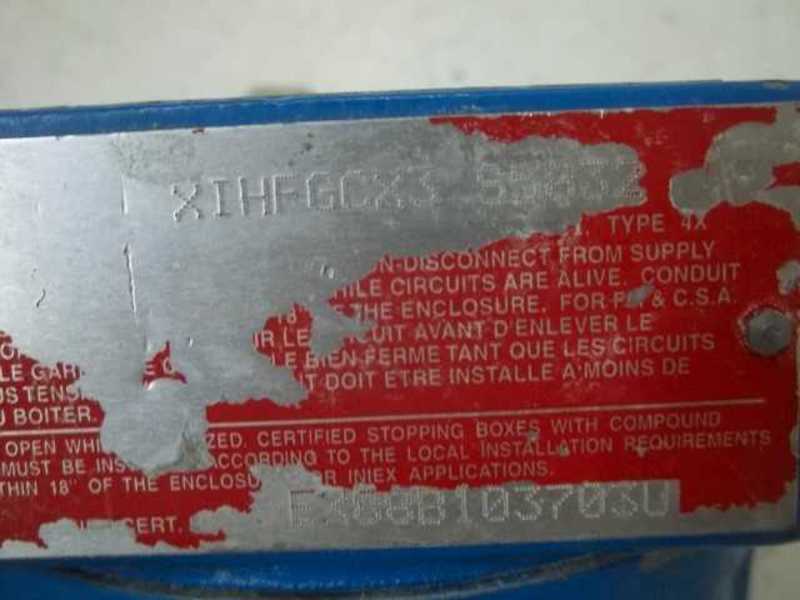 SPONSLER XIHFGCX3 S5832 ENCLOSURE EXPLOSION GLASS COVER  UNMP