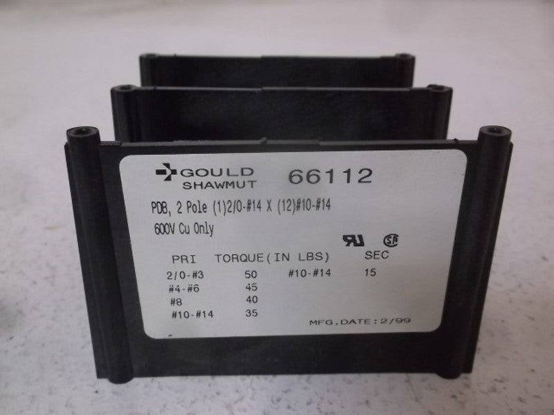 GOULD 66112 FUSE BLOCK  NSMP