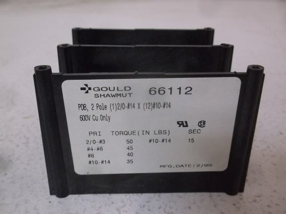 GOULD 66112 FUSE BLOCK  NSMP