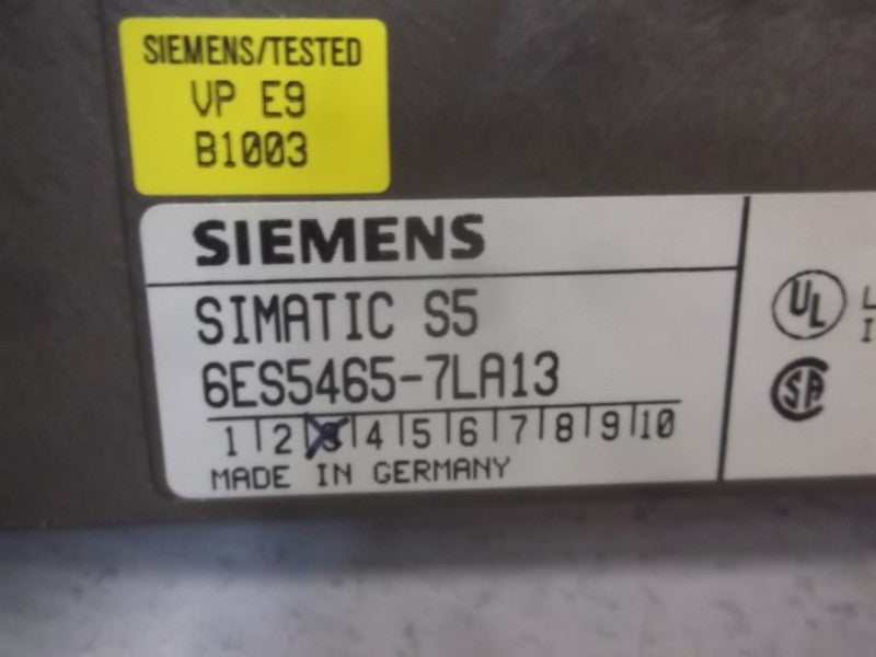 SIEMENS 6ES5-465-7LA13 MODULE ANALOG INPUT  NSMP
