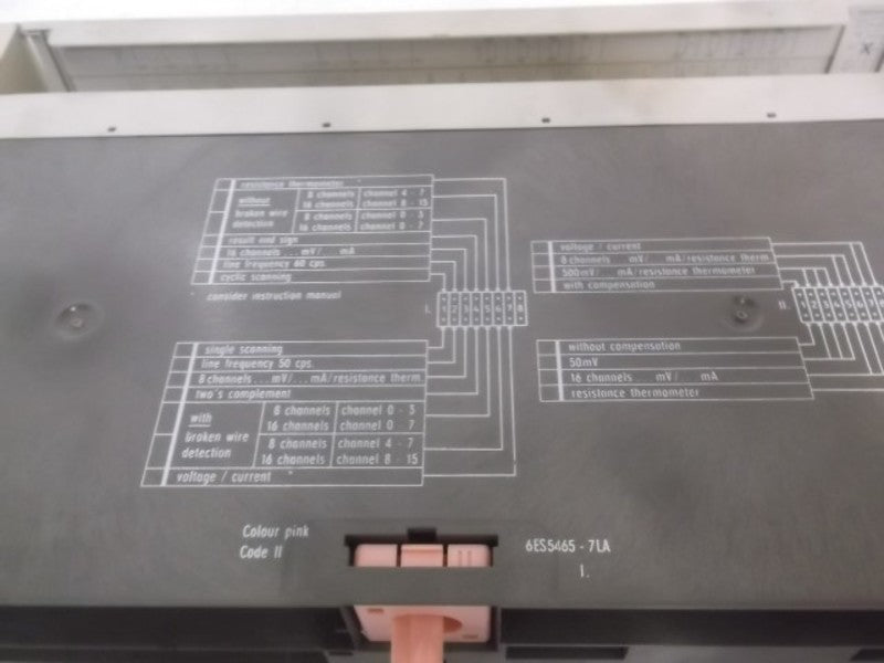 SIEMENS 6ES5-465-7LA13 MODULE ANALOG INPUT  NSMP
