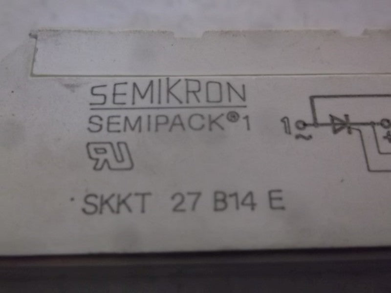 SEMIKRON SKKT 27 B14E THYRISTOR MODULE 25AMP  UNMP