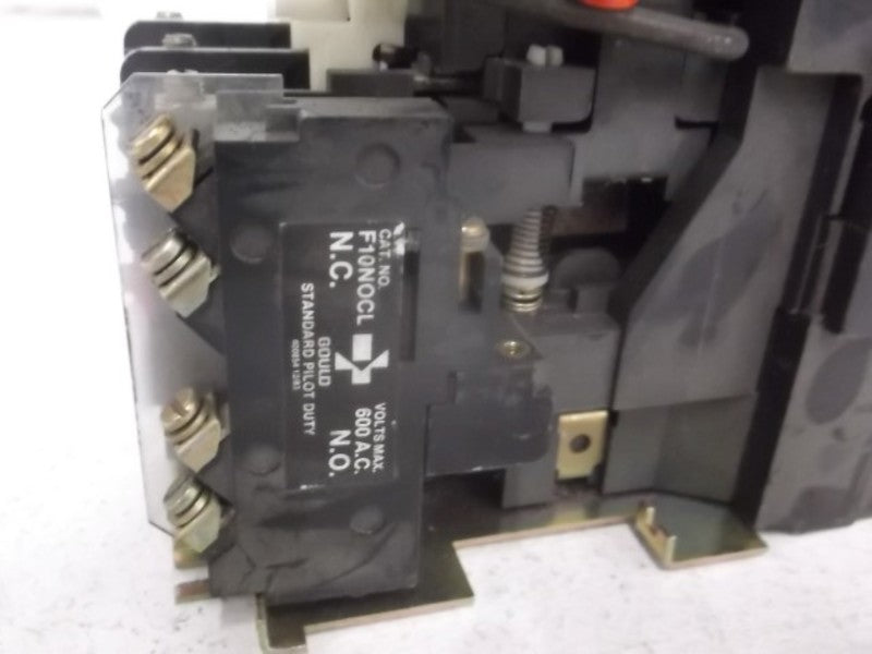 GOULD A821C STARTER 30AMP 600VAC 10HP (AS PICTURED)  UNMP