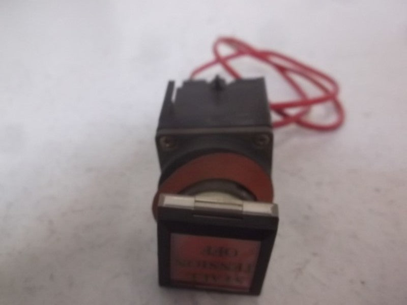 ALLEN BRADLEY 800MB-CA6 SER. A OPERATOR FOR PUSHBUTTON SWITCH  UNMP