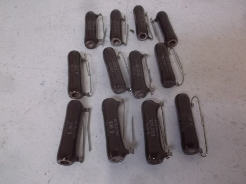 LOT OF 12 OHMITE B20J250 RESISTOR 20W 250OHM NSNP