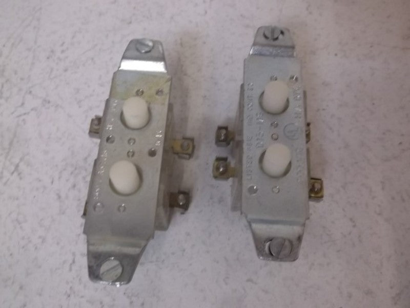 LOT OF 2 D13-M6 PUSHBUTTON UNMP