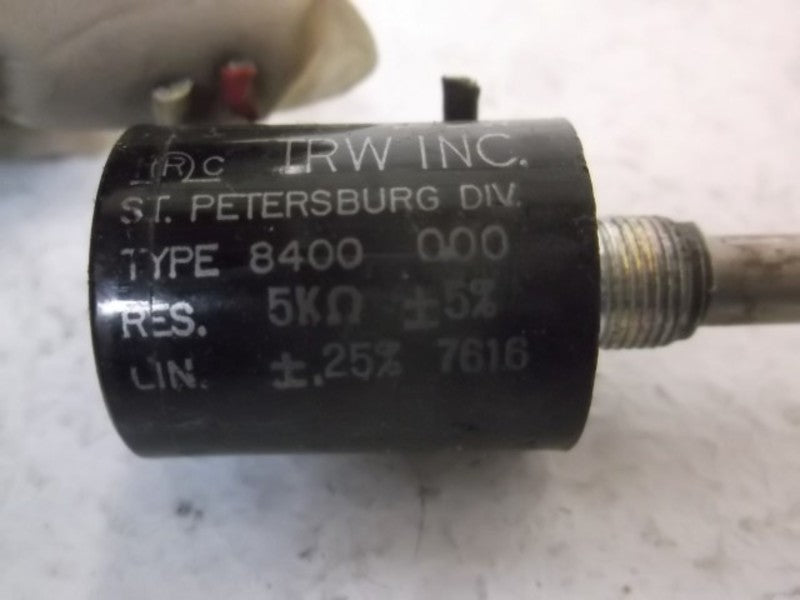 TRW 8400 000 POTENTIOMETER 500OHM  UNMP