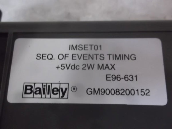 BAILEY IMSET01 SEQUENCE BOARD MODULE  UNMP