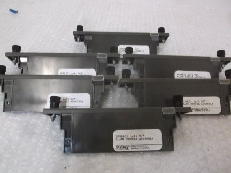 LOT OF 6 BAILEY IMBLK01 BLANK MODULE ASSEMBLY FACEPLATE UNMP