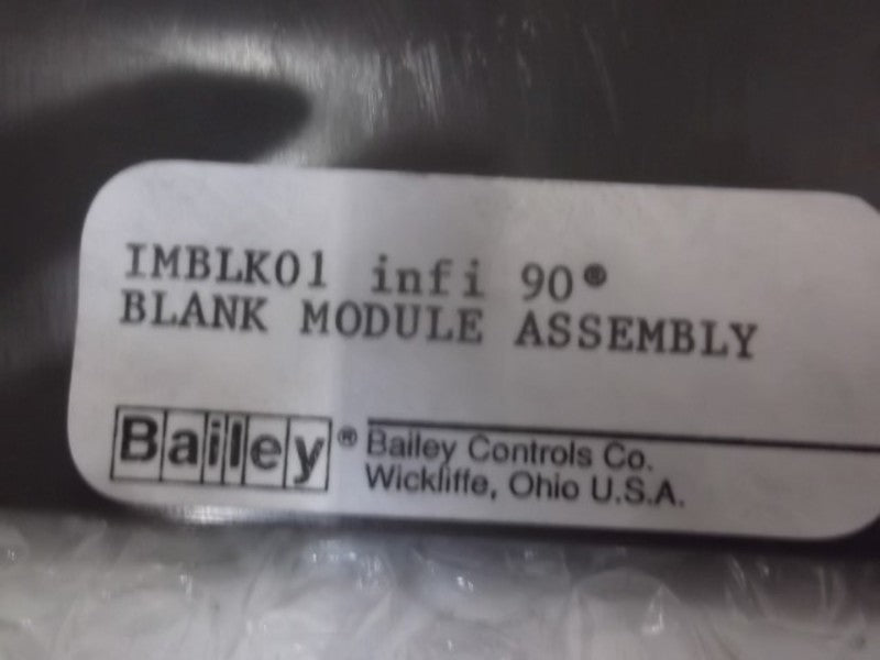 LOT OF 6 BAILEY IMBLK01 BLANK MODULE ASSEMBLY FACEPLATE UNMP
