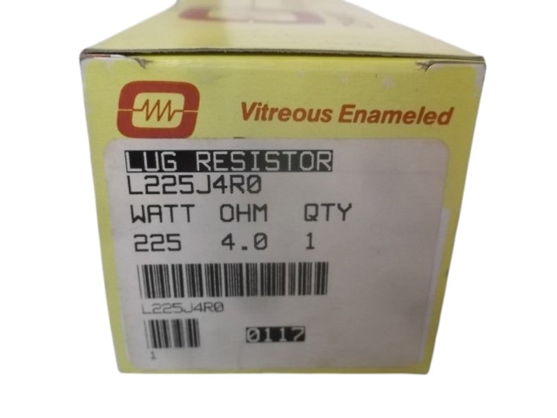 OHMITE L225J4R0 LUG RESISTOR 4 OHM 225 W  NSMP