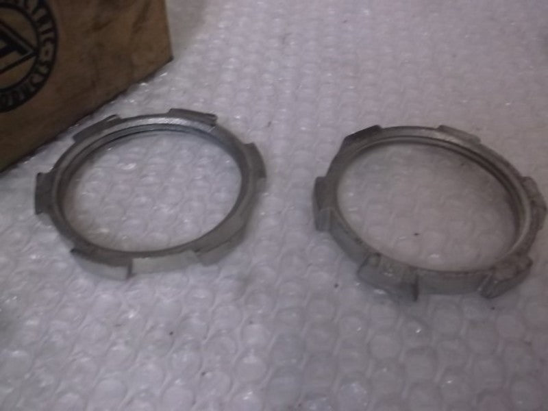 LOT OF 10 APPLETON BL-250 1/2" IRON LOCKNUTS NSMP