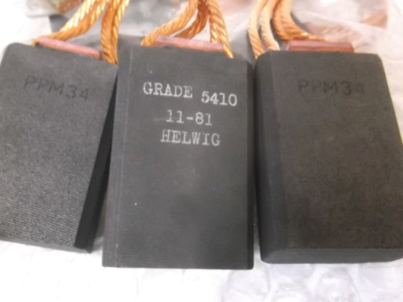 LOT OF 6 HELWIG 11-81 CARBON BRUSHES NSNP
