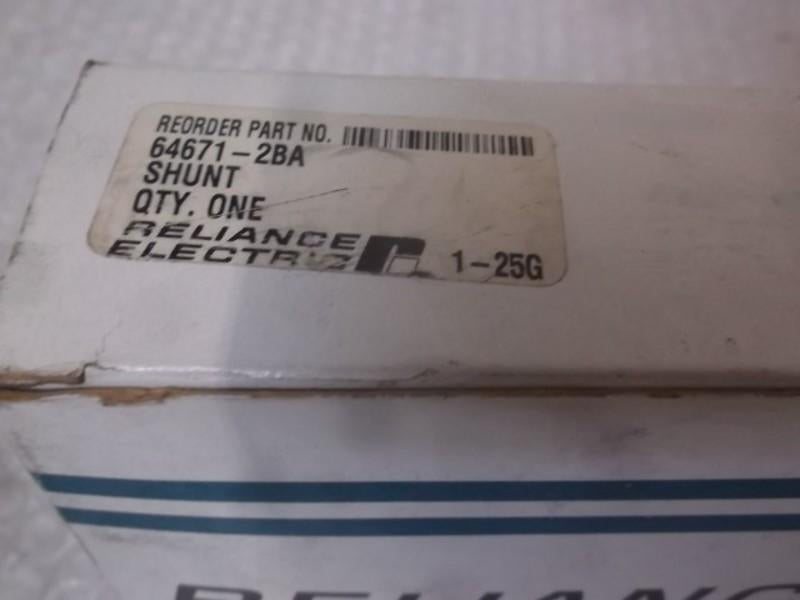 RELIANCE ELECTRIC 64671-2BA SHUNT 15A 100 MV  NSMP