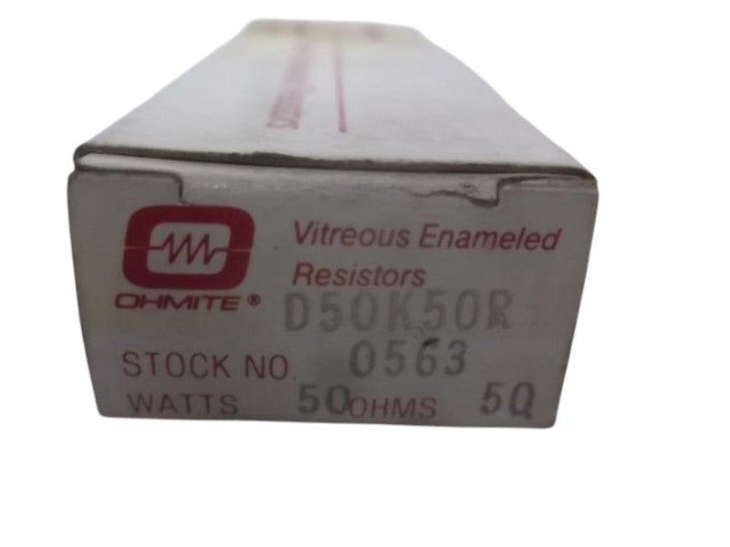 OHMITE D50K50R RESISTOR WIREWOUND 50W 50 OHM  NSMP