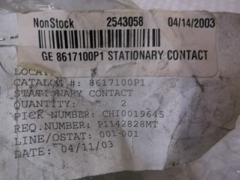 FANUC 8617100P1 CONTACTOR  NSNP