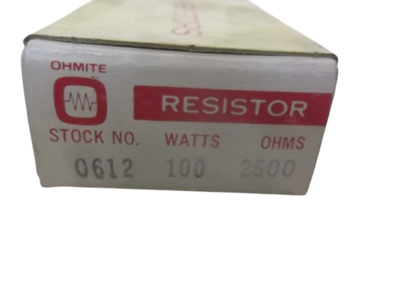 OHMITE L100J2K5 RESISTOR 2500 OHMS 100W  NSMP