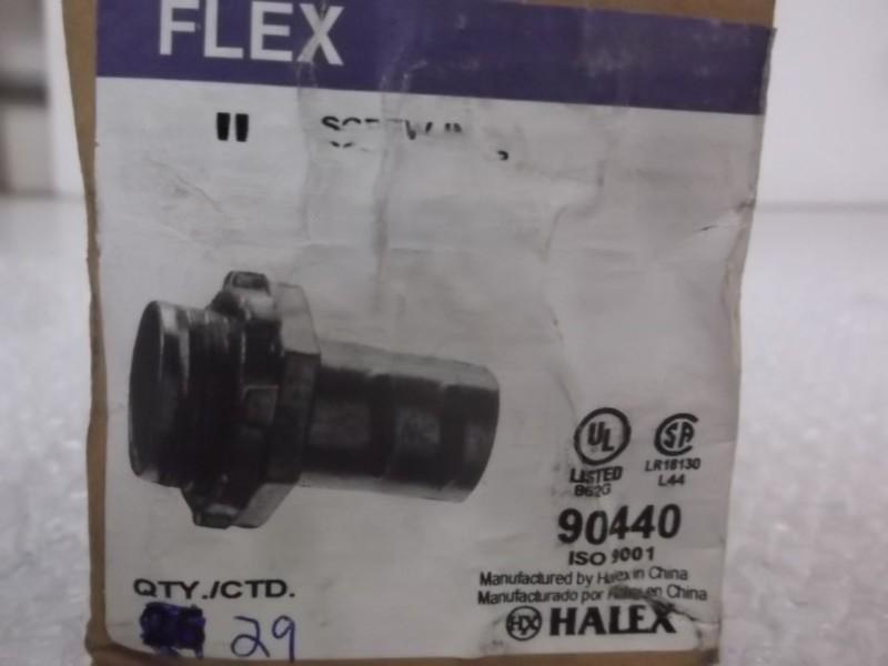 LOT OF 29 HALEX 90440 FLEX SCREW-IN CONNECTOR 3/8" NSMP